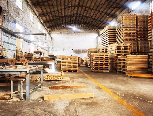洛陽木托盤廠家生產(chǎn)車間